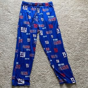 NY Giants pajama pants, size medium